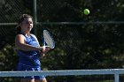 WTen vs Assumption  Wheaton College Women’s Tennis vs Assumption College. - Photo By: KEITH NORDSTROM